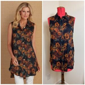 Soft Surroundings Autumn Bloom Tunic (MP)